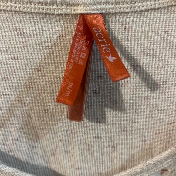 Aerie Long Sleeve Floral Shirt Size M - Picture 3 of 4